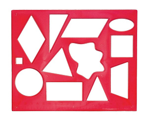 трафарет геометрические фигуры №2 12с837-08 /луч изображение трафарет геометрические фигуры №2 12с837-08 /луч