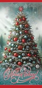 открытка с новым годом! евро, текст 9201589 /празд