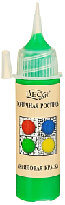 акрил для точечной росписи, зеленый 20мл 61-20-009 /decart