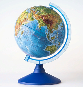 глобус физический d-210, рельефный, ке022100183 /глобен изображение глобус физический d-210, рельефный, ке022100183 /глобен