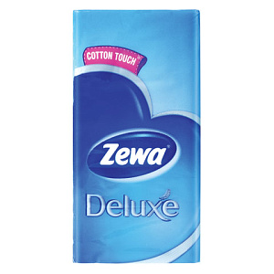 платочки бумажные 3-х сл. deluxe 10шт/уп 51174 /zewa изображение платочки бумажные 3-х сл. deluxe 10шт/уп 51174 /zewa