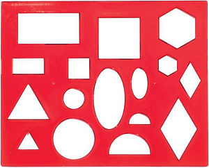 трафарет геометрические фигуры №1 12с836-08 /луч изображение трафарет геометрические фигуры №1 12с836-08 /луч