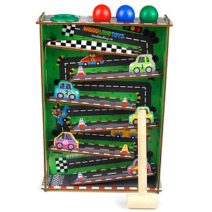 игра-стучалка обучающая горки автодром 29*20*6 140102 изображение игра-стучалка обучающая горки автодром 29*20*6 140102