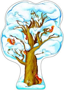 панно дуб зимний а3 ф-9311 /сфера