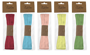 лента упаковочная 20мм*10м рафия ассорти raff-10-h1 изображение лента упаковочная 20мм*10м рафия ассорти raff-10-h1 фото