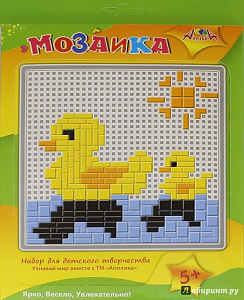 мозаика пластмассовая  а5  утки с2429-02 /апплика