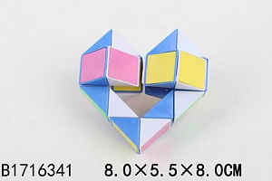 головоломка змейка 8*5,5*8см пастель 1716341 изображение головоломка змейка 8*5,5*8см пастель 1716341