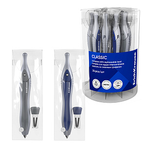 циркуль classic 12,5см металлический, сменный грифель, пвх-чехол 61395 /ek изображение циркуль classic 12,5см металлический, сменный грифель, пвх-чехол 61395 /ek