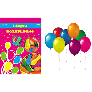 шар возд. 25см стандартные  цвета ассорти 9061700 /devente