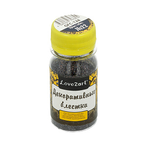 блестки декоративные 20г 0.2мм, в банке, графитовые, gfc-128 №22 /love2art блестки декоративные 20г 0.2мм, в банке, графитовые, gfc-128 №22 /love2art