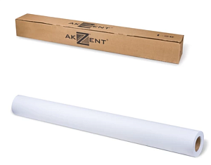 рулон для плоттера 610мм*50м*50мм inkjet /ip изображение рулон для плоттера 610мм*50м*50мм inkjet /ip