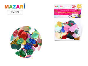 пайетки декоративные ory 12*20мм м-4379 /mazari