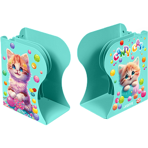 подставка для книг металл. candy cat с раздвижным механизмом 19*14,7*9см, 600г, 8063411 /devente