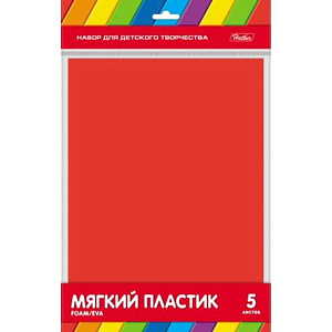 фоамиран а4 красный пмц4_00015 /hatber