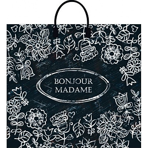 пакет 37*34 мадам (80мкм), с пластиковыми ручками изображение пакет 37*34 мадам (80мкм), с пластиковыми ручками фото