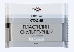 пластилин скульптурный 500г белый м 2.80.е050.004.1 /гамма пластилин скульптурный 500г белый м 2.80.е050.004.1 /гамма