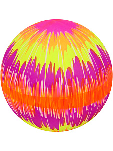 мяч надувной 21см цветной взрыв и-2025 /рыжийкот изображение мяч надувной 21см цветной взрыв и-2025 /рыжийкот