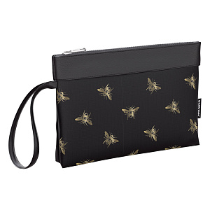 косметичка streetline golden bee 230*160мм полиэстер+исккожа, 57441 /ek