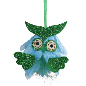 подвеска мягкая сова 10см 394-087 /сноубум