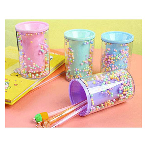 подставка-стакан для пишущих принадлежностей it is a party!  круглый, ассорти 4104235 /devente